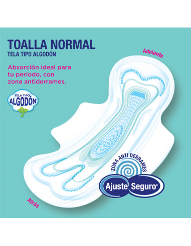 Combo Toallita Femenina Nosotras Normal x5 Paquetes + Bolso Playero