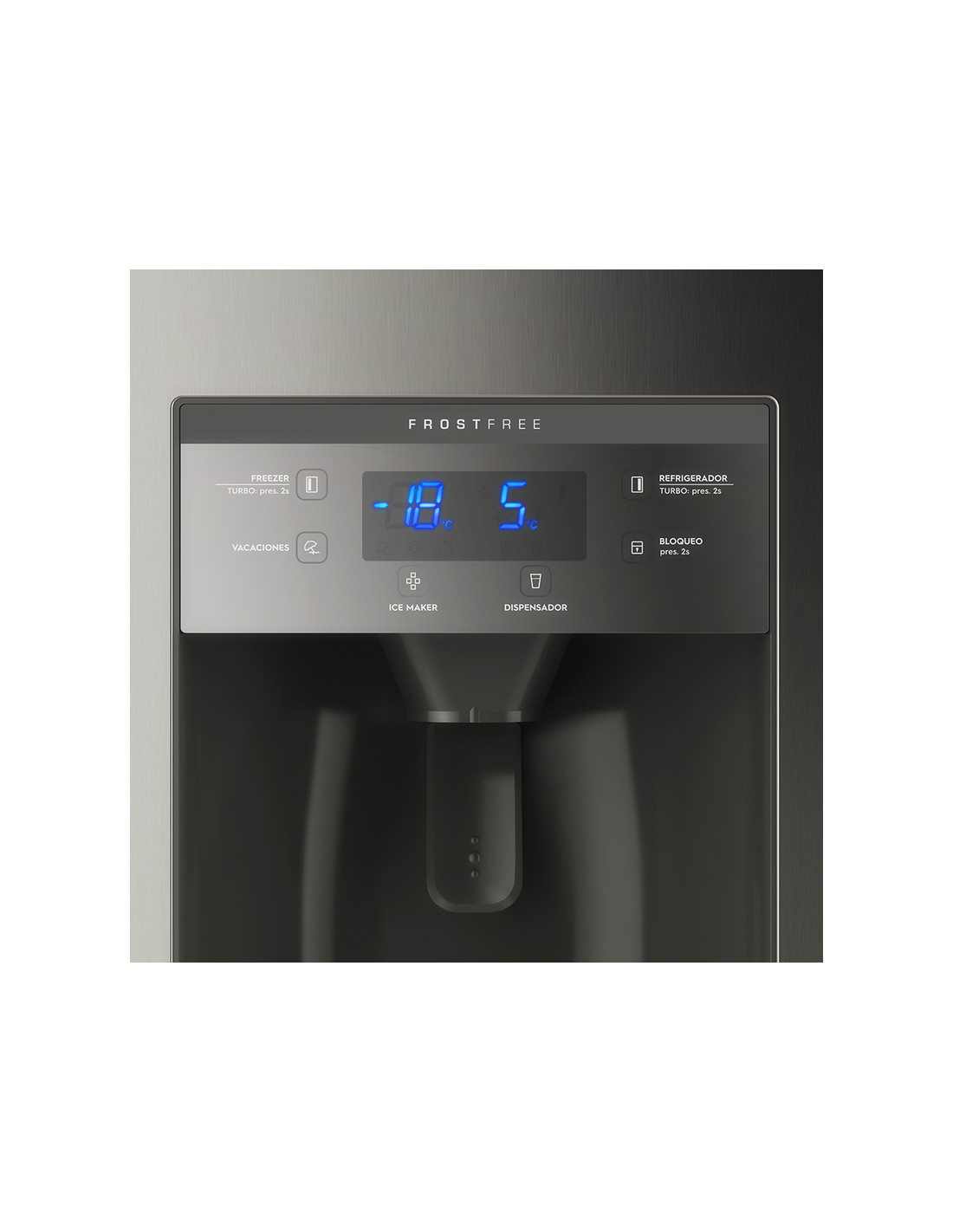 Heladera No Frost Electrolux ERSB51I5MQS Side by Side con tecnología